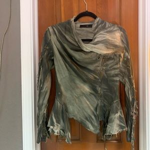 Lip Service Burn out Post Apocalyptic Outfit Jacket & Skirt
